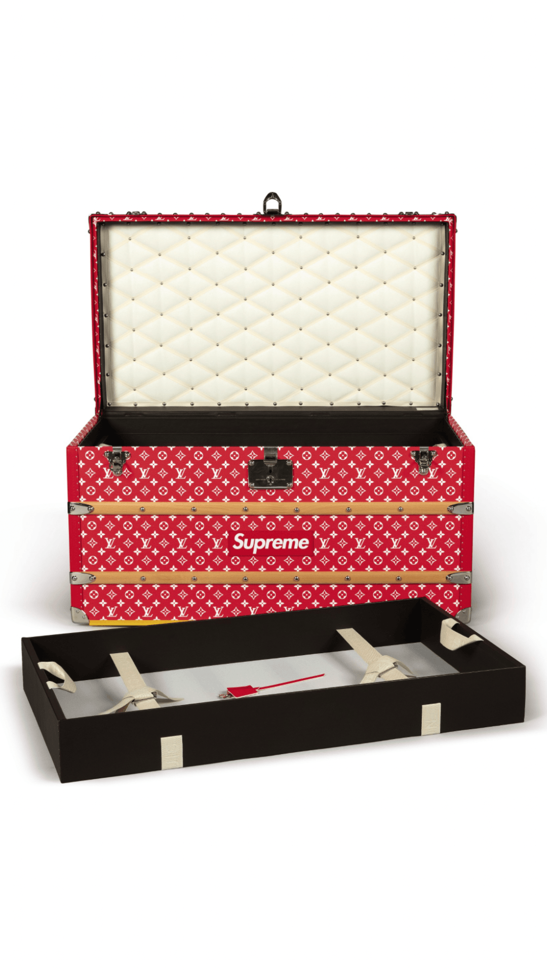 Louis Vuitton x Supreme Monogram Malle courier 90 Trunk – Tailored Styling